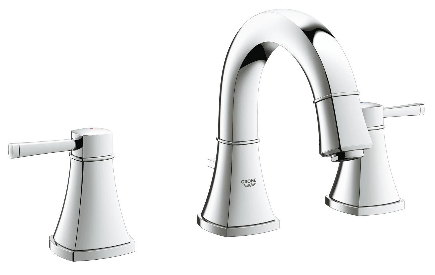 Grohe | 20418EN0 | *GROHE 20.418.EN0 3H LOW SPOUT FAUCET BRN BRUSHED NICKEL